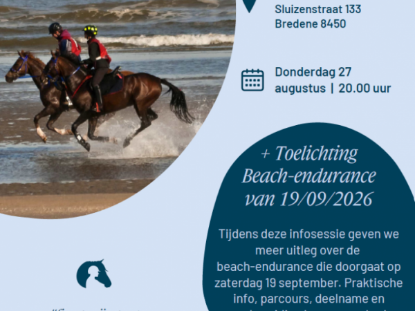Endurance: Infosessie (Beach)endurance te Bredene