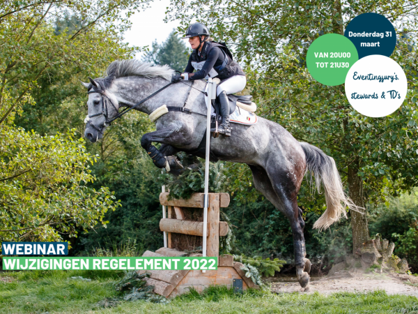 Eventing: webinar reglementswijzigingen 2022