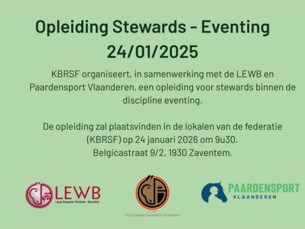 Opleiding Steward Eventing