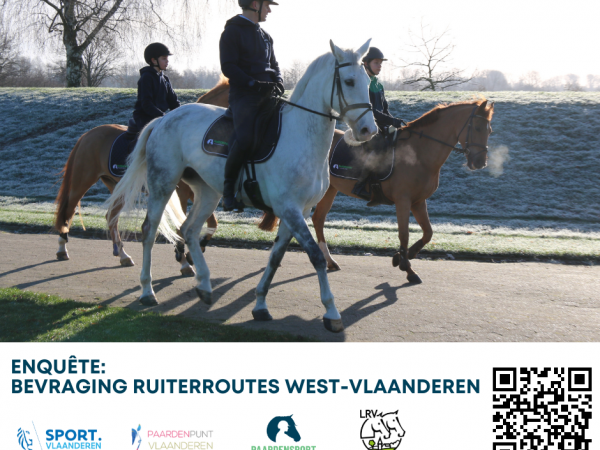 Algemeen: Doe jij ook mee aan de ruiterroute bevraging?