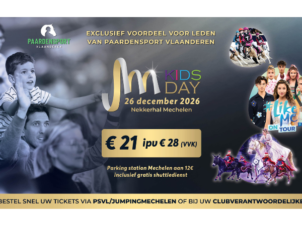 Voordeelactie: Ga naar Jumping Mechelen Kids Day aan voordeeltarief!