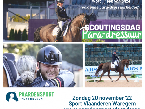 Paradressuur: Scoutingsdag 20 november 2022